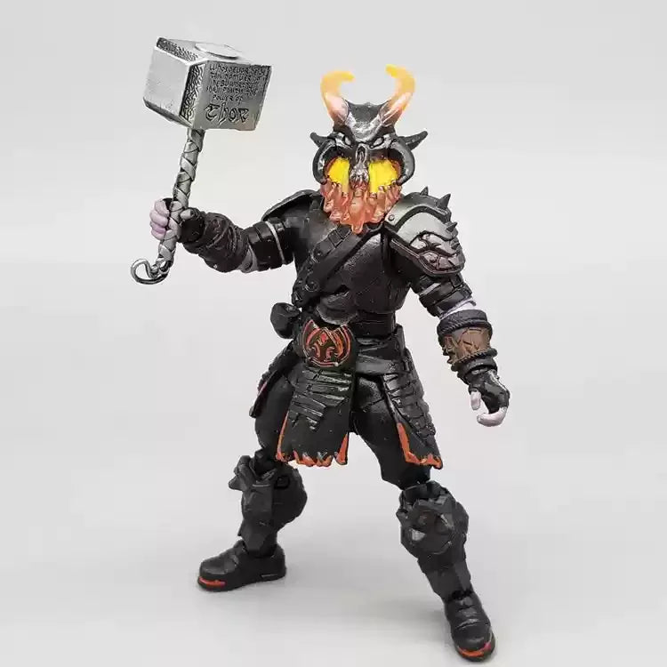 3.75" Action Figures - Werewolf Ninja & Special Forces Poseable Troops Crossover Model Set