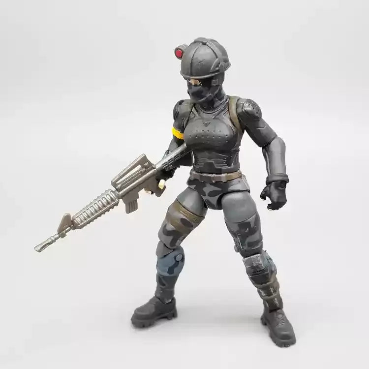 3.75" Action Figures - Werewolf Ninja & Special Forces Poseable Troops Crossover Model Set