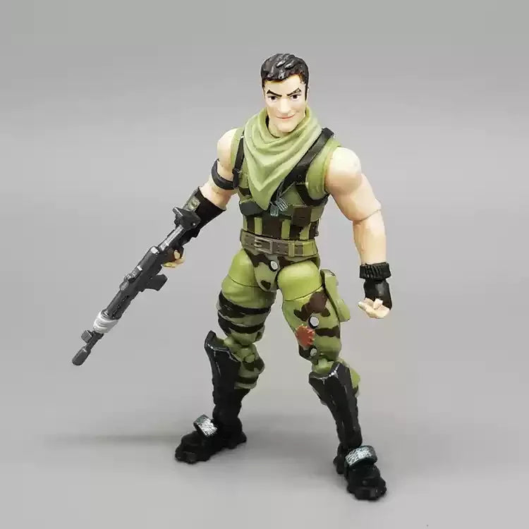 3.75" Action Figures - Werewolf Ninja & Special Forces Poseable Troops Crossover Model Set