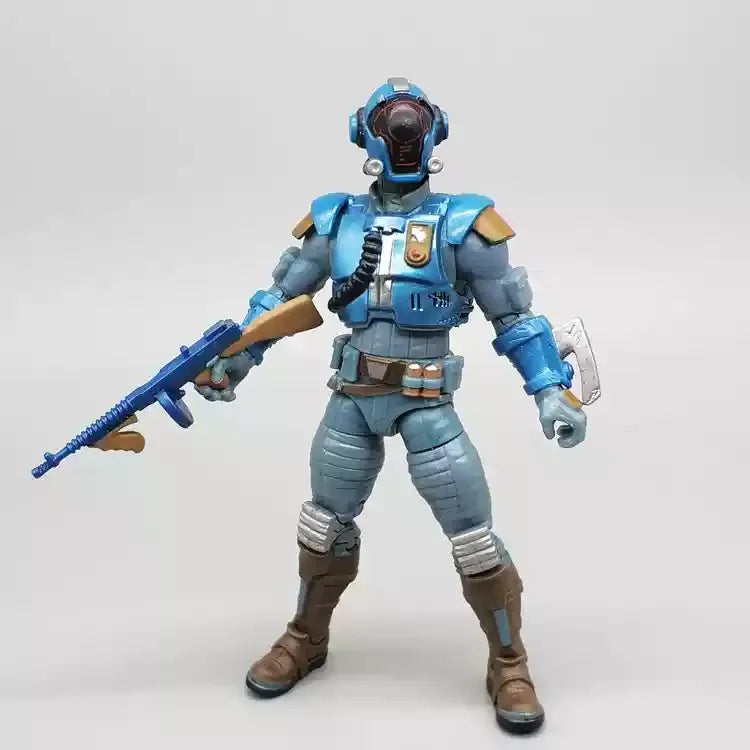 3.75" Action Figures - Werewolf Ninja & Special Forces Poseable Troops Crossover Model Set