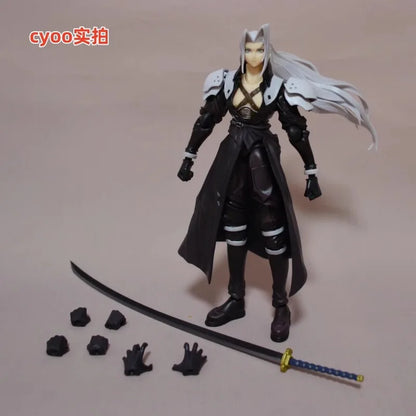 Square Enix Bring Arts "Final Fantasy Vii" Action Figure Set - Cloud Strife & Rufus Shinra & Heidegger & Vincent Valentine Model