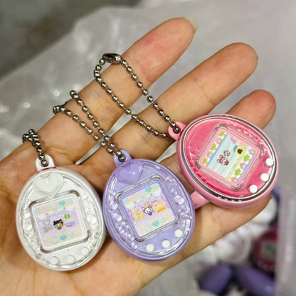 New Bandai - 4th Tamagotchi Miniature Pendant Angel White Gift Defective Bulk