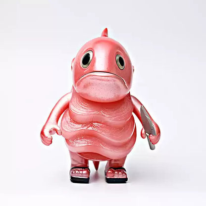 Bean Boss Aquatic Series - Collectible Tuna, Orca & Salmon Figures Cute Mini Whale Model Set, Japanese-Style Vinyl Art Toys