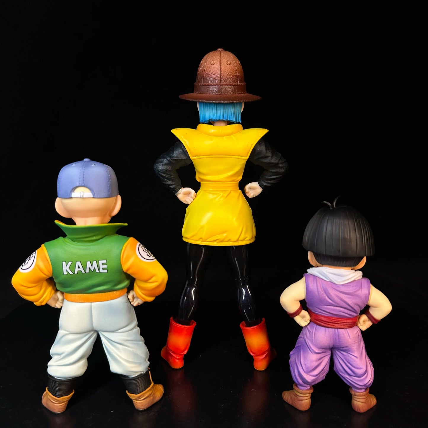 Dragon Ball Z Son Gohan Action Figure 13cm with Little Krillin PVC Collectible Model Statue Doll for Adventure Toy Gift