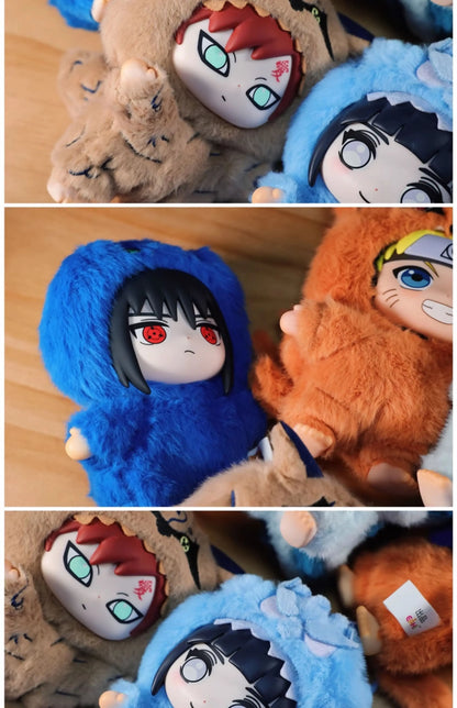 Top Toy × Eaki Naruto Cute Beast Party Blind Box Figure Keychain Charm Naruto & Sasuke Collectible Toys Trendy Blind Box