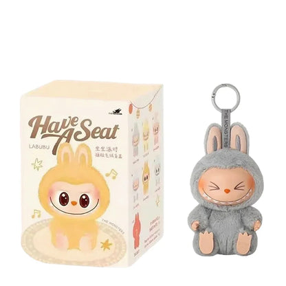 For Labubu The Monsters Doll Blind Box Heart-Moving Macaron Mokoko Anime Figures Guess Bag Hanging Pendant Xmas Birthday Gift