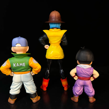 Dragon Ball Z Son Gohan Action Figure 13cm with Little Krillin PVC Collectible Model Statue Doll for Adventure Toy Gift
