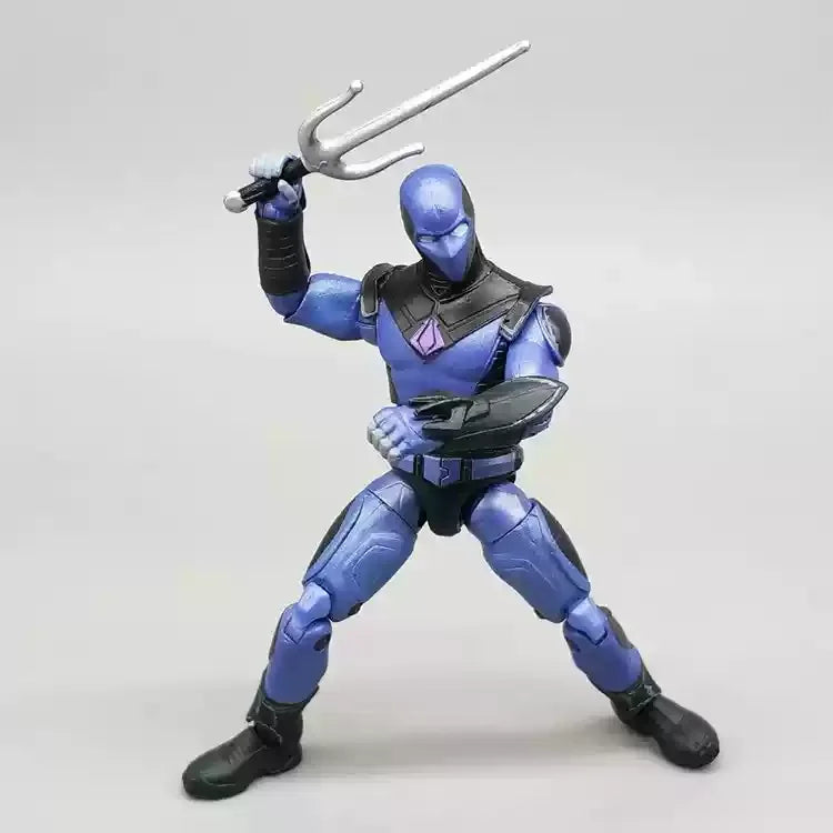 3.75" Action Figures - Werewolf Ninja & Special Forces Poseable Troops Crossover Model Set
