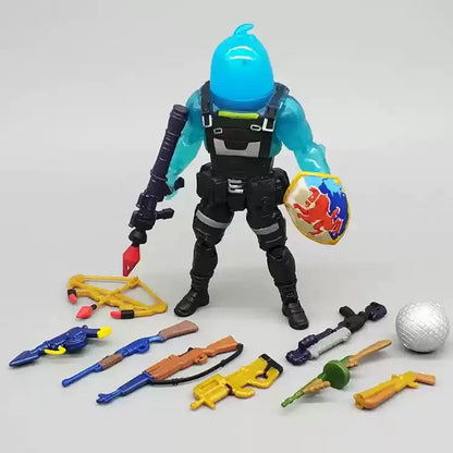 3.75" Action Figures - Werewolf Ninja & Special Forces Poseable Troops Crossover Model Set