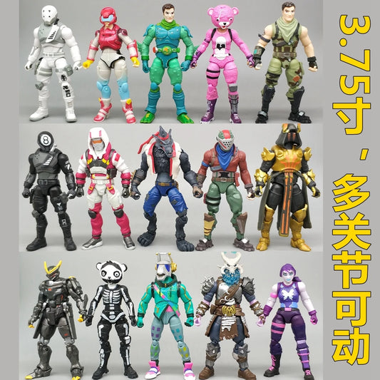 3.75" Action Figures - Werewolf Ninja & Special Forces Poseable Troops Crossover Model Set