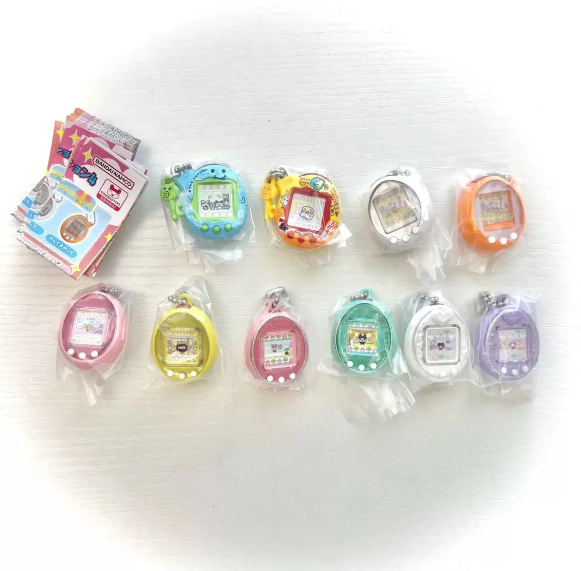 New Bandai - 4th Tamagotchi Miniature Pendant Angel White Gift Defective Bulk