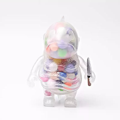 Bean Boss Aquatic Series - Collectible Tuna, Orca & Salmon Figures Cute Mini Whale Model Set, Japanese-Style Vinyl Art Toys