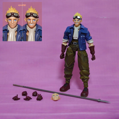 Square Enix Bring Arts "Final Fantasy Vii" Action Figure Set - Cloud Strife & Rufus Shinra & Heidegger & Vincent Valentine Model