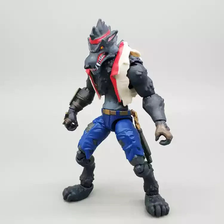 3.75" Action Figures - Werewolf Ninja & Special Forces Poseable Troops Crossover Model Set