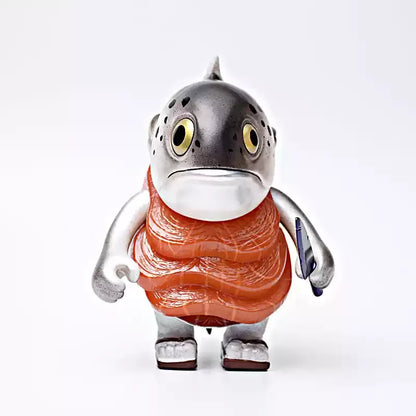 Bean Boss Aquatic Series - Collectible Tuna, Orca & Salmon Figures Cute Mini Whale Model Set, Japanese-Style Vinyl Art Toys