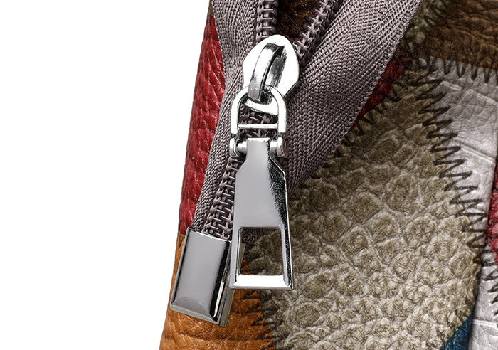 Stitching Fashion Shoulder Bag Large Capacity Totes Soft Texture Casual Light