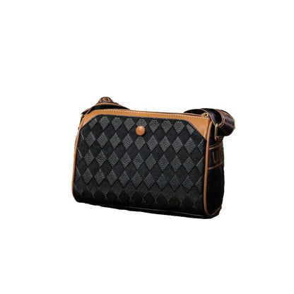 Rhombus Leather Fashion Shoulder Bag