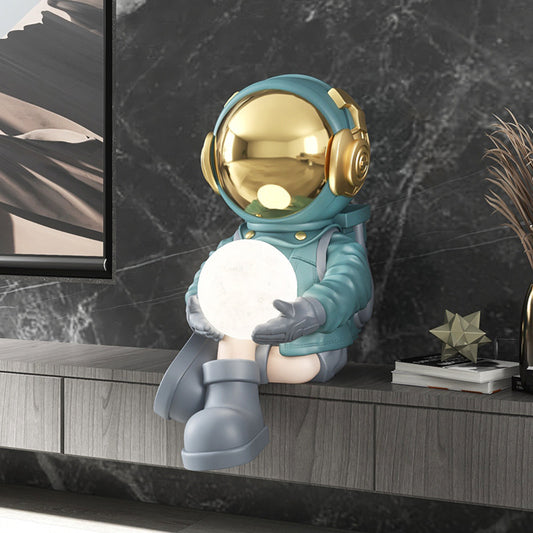 Astronaut Living Room Decoration Home Accessories Porch TV Cabinet Astronaut Night Light