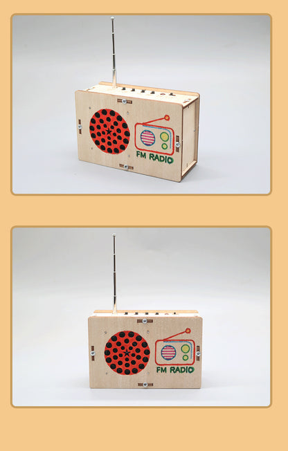 FM Radio Children's Technology Small Production Steam Model