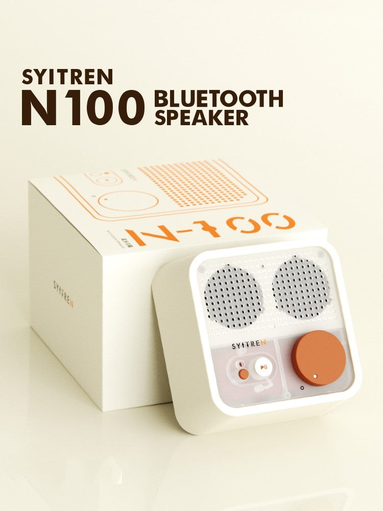 N-100 Bluetooth Audio High Sound Quality Wireless Mini Retro Bass