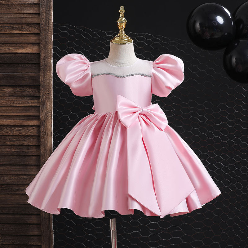 Girl's Gown-year-old Bow Princess Dress