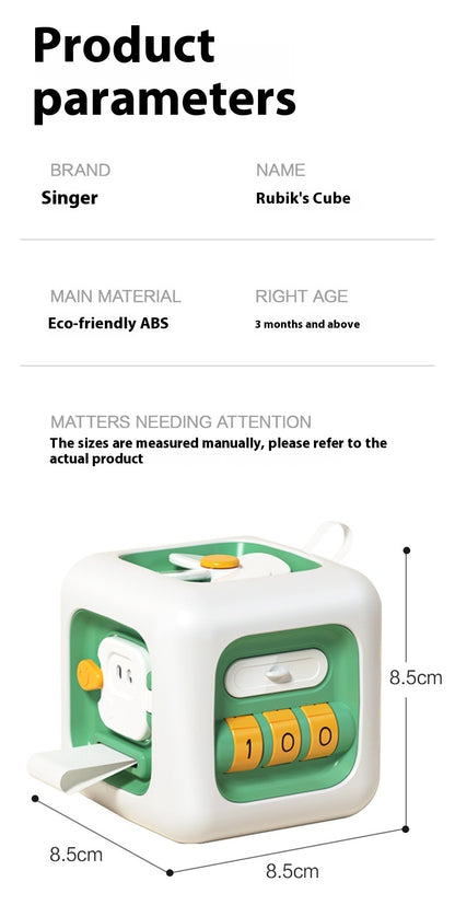 Baby Cube Puzzle Hexahedral Organ Busy Box