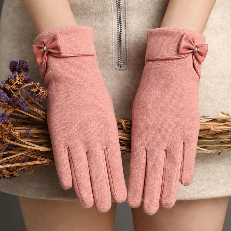 "CozyTouch Bow Gloves"