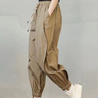 Loose Casual Cotton Thin Spring And Summer Women's Pants