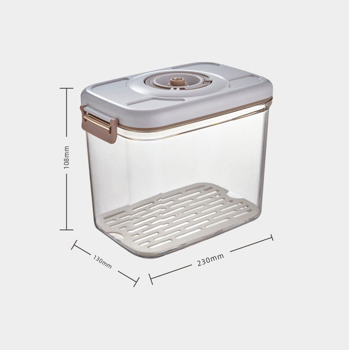 Food Vacuum Storage Box With Free Vacuum Kitchen Sealer Container Transparent Organization Sealed Tank Cans Lunch Box Gift