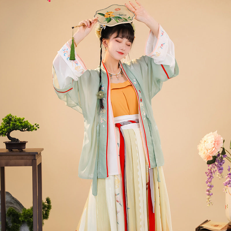 Song Women's Han Chinese Clothing Summer Improvement Ancient Costume