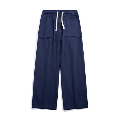 Sports Pants Baggy Straight Trousers Men