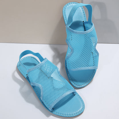 New Mesh Sandals Summer Casual Breathable Flat Shoes