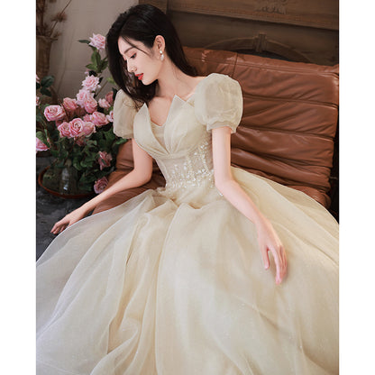 "Seraphina's Radiant Prom Elegance Gown"