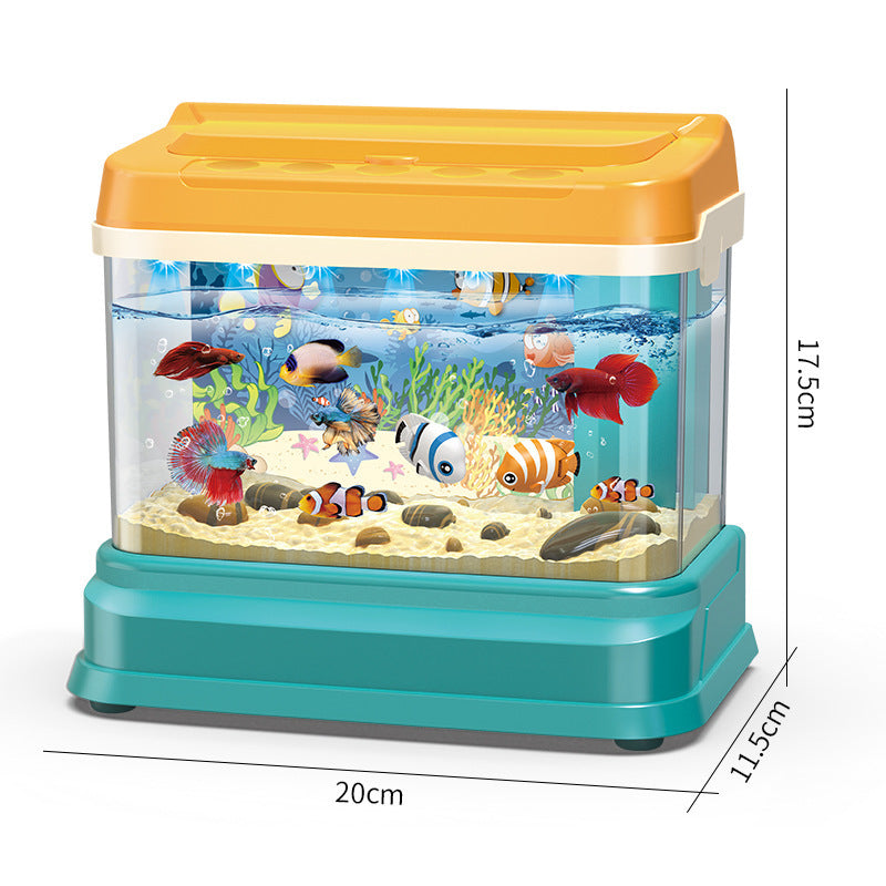 Parent-child Interaction Aquarium Electric Music Light Children Pet Fish Tank