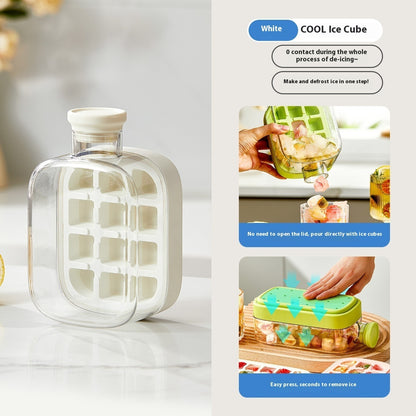 One-Click Molding Cooling Cup,Instant Ice Maker,,Straw Included,Curling Mold,Portable & Stylish Chilled Drink