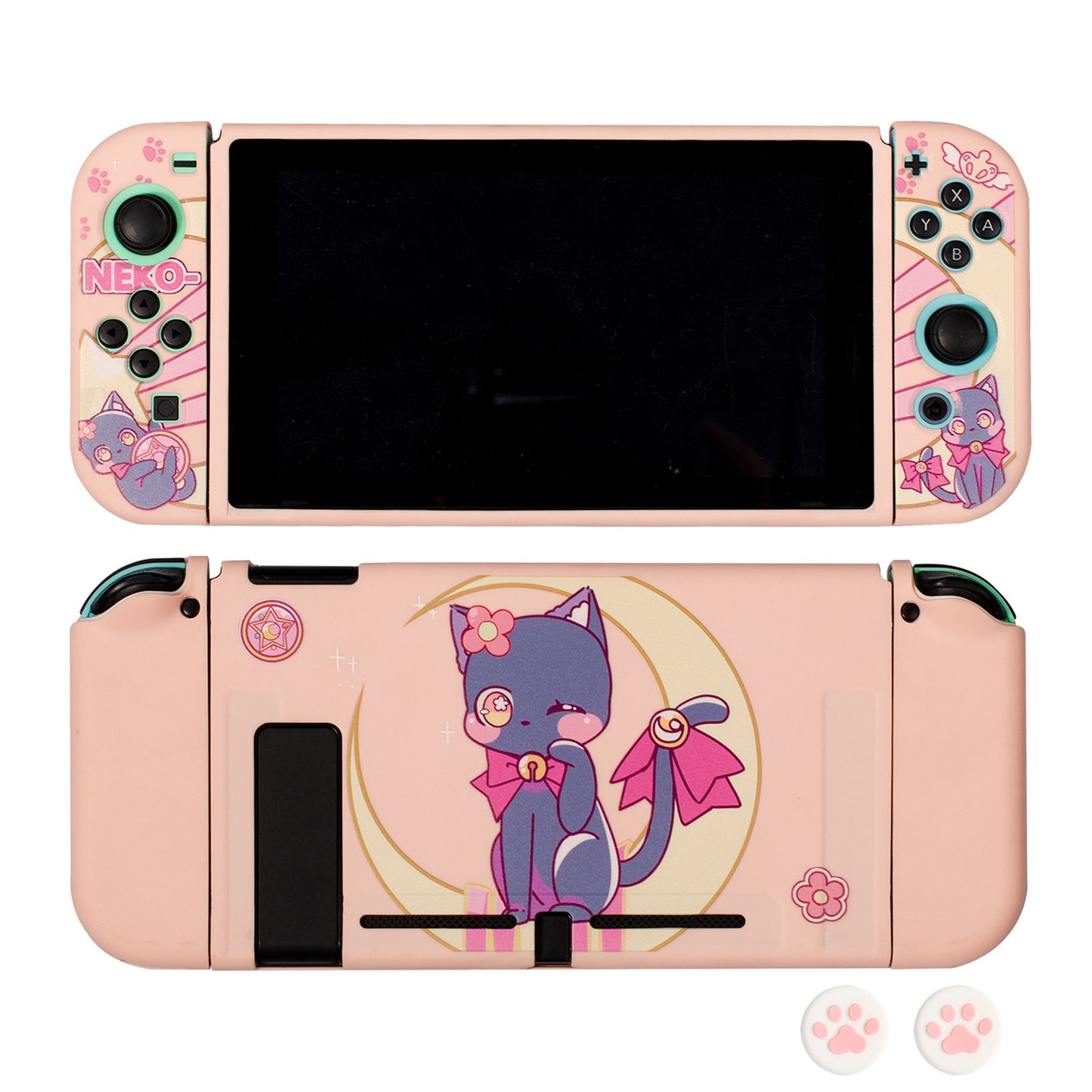 Moon Black Cat Cartoon Game Console