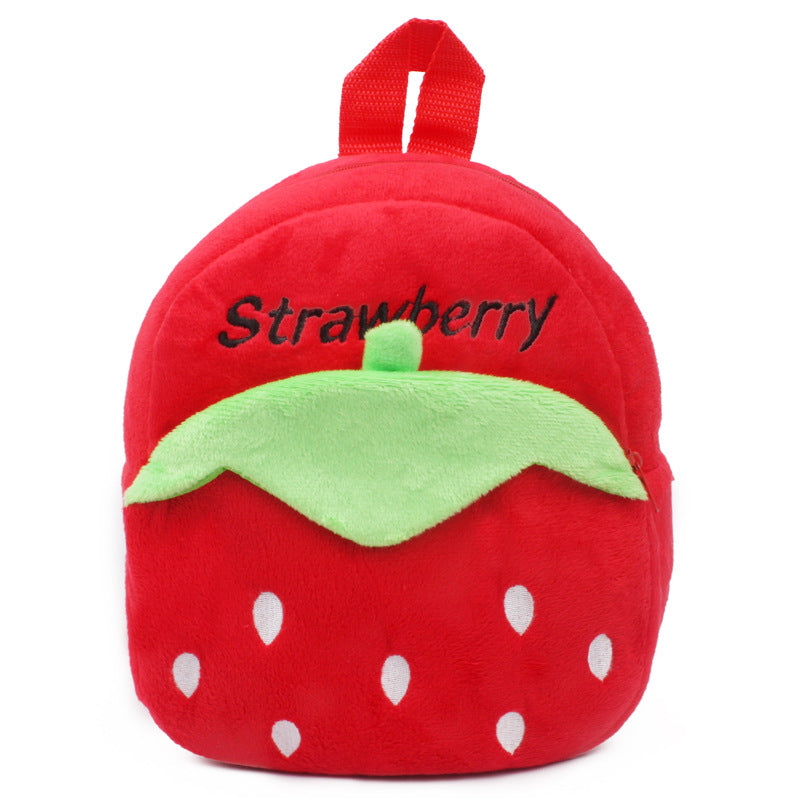 Lovable 1-2 year old boys and girls small books to prevent loss of cartoon Plush bag baby traction rope one piece