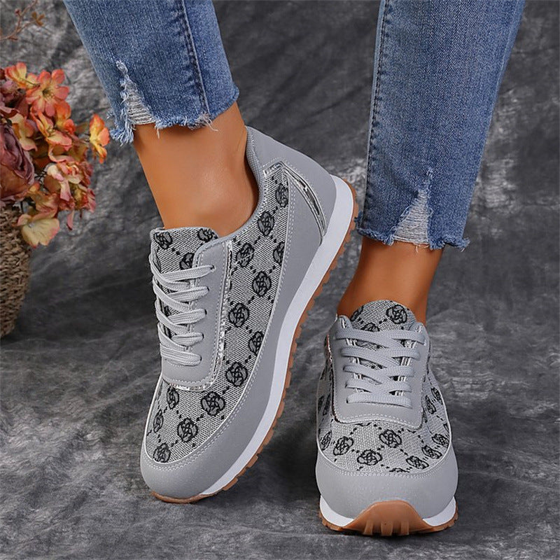 Lily Lace-Up Sneakers