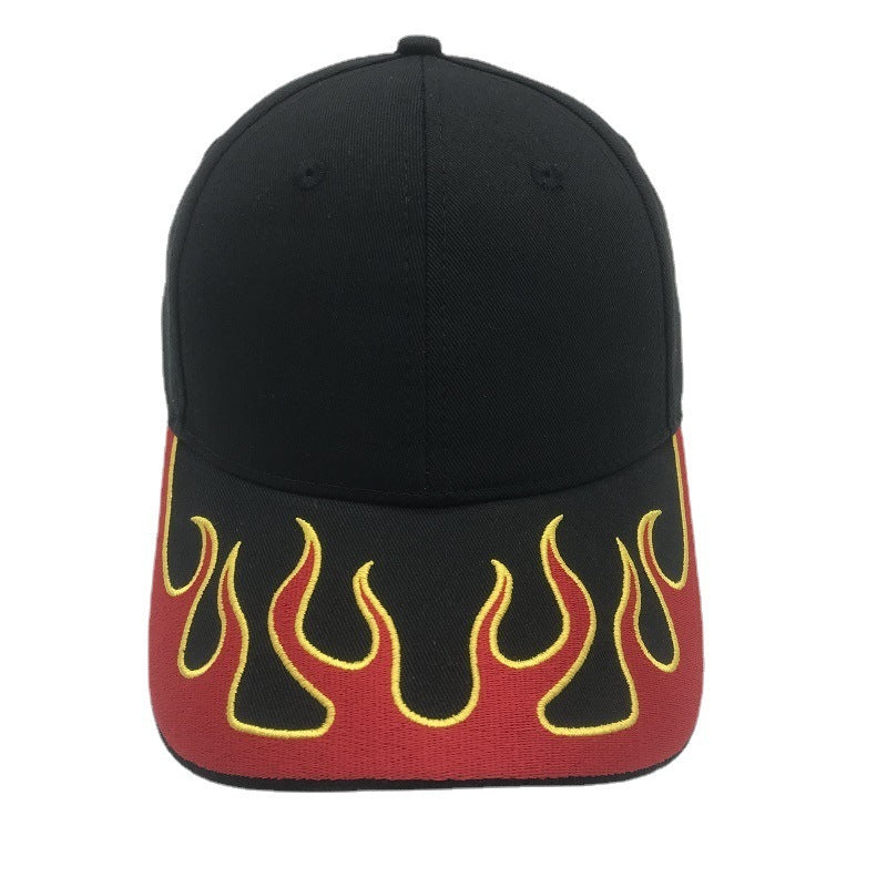 New Flame Embroidered Baseball  Outdoor Sports Men And Women