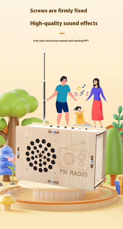 FM Radio Children's Technology Small Production Steam Model