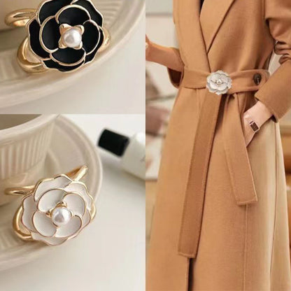 Flower Coat Belt Plastic Buckle