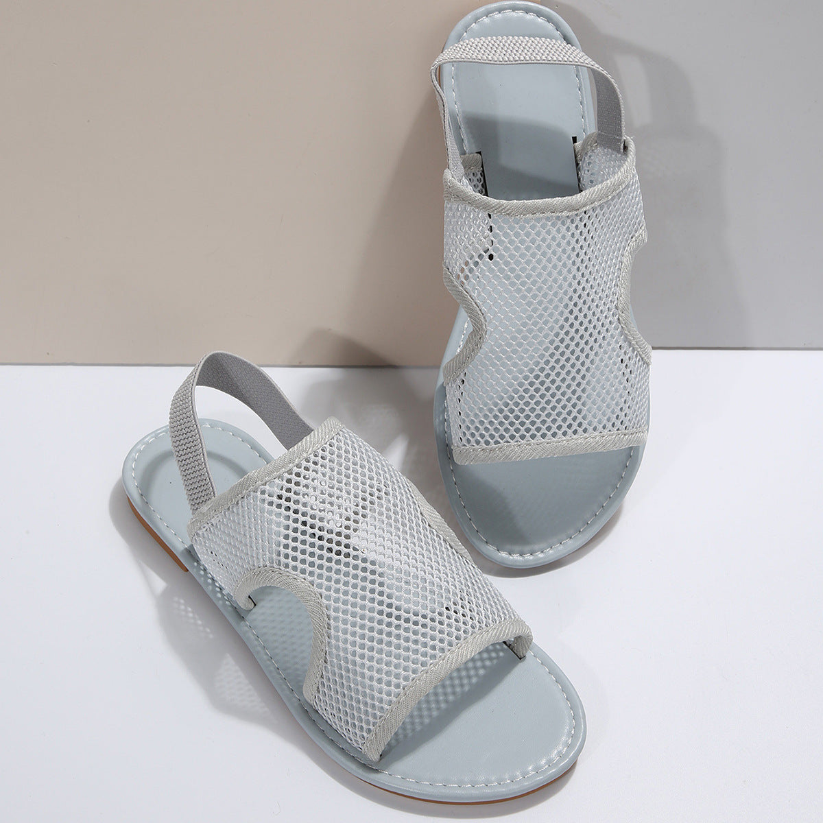 New Mesh Sandals Summer Casual Breathable Flat Shoes