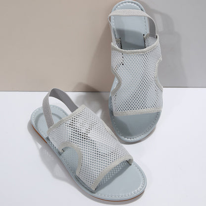 New Mesh Sandals Summer Casual Breathable Flat Shoes