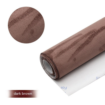 Full Elastic Force Suede Fabric Double-sided Microfiber Self-adhesive Suede Car Interior