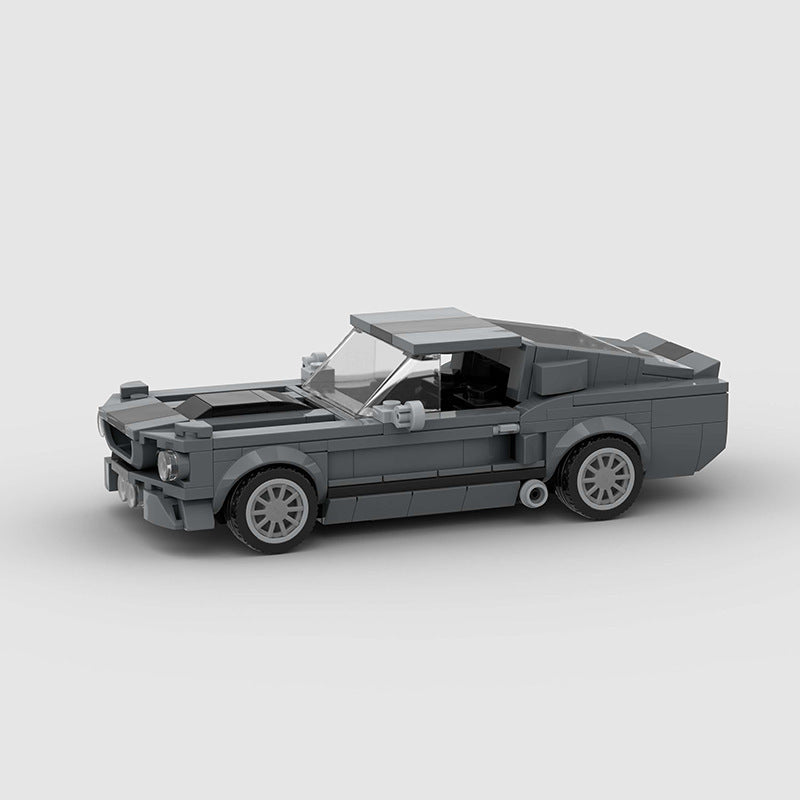 Shelby GT500 Small Particle Building Blocks Moc Racing Car Super Sports Car