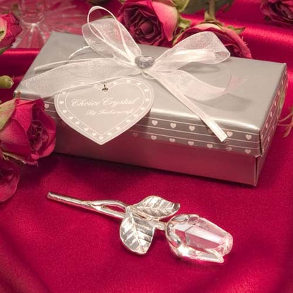 Valentine's Day Metal Crystal Rose Decorations