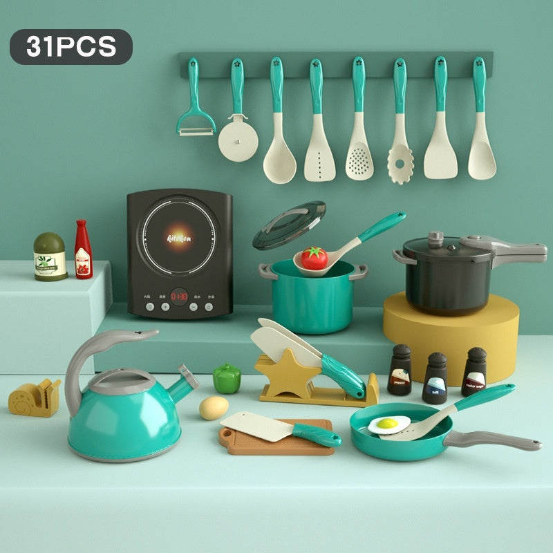 Children Play House Kitchen Toy Rice Cooker Suit