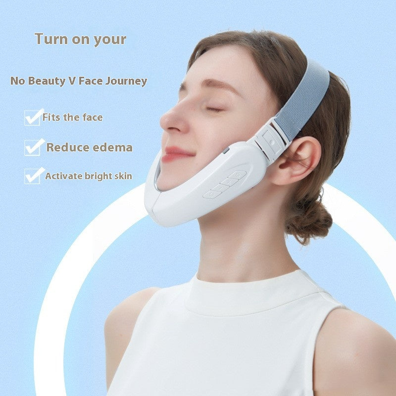 Cross-border V-shaped Micro-current Plastic Face Smart V Face Beauty Instrument Facial Massager Chin